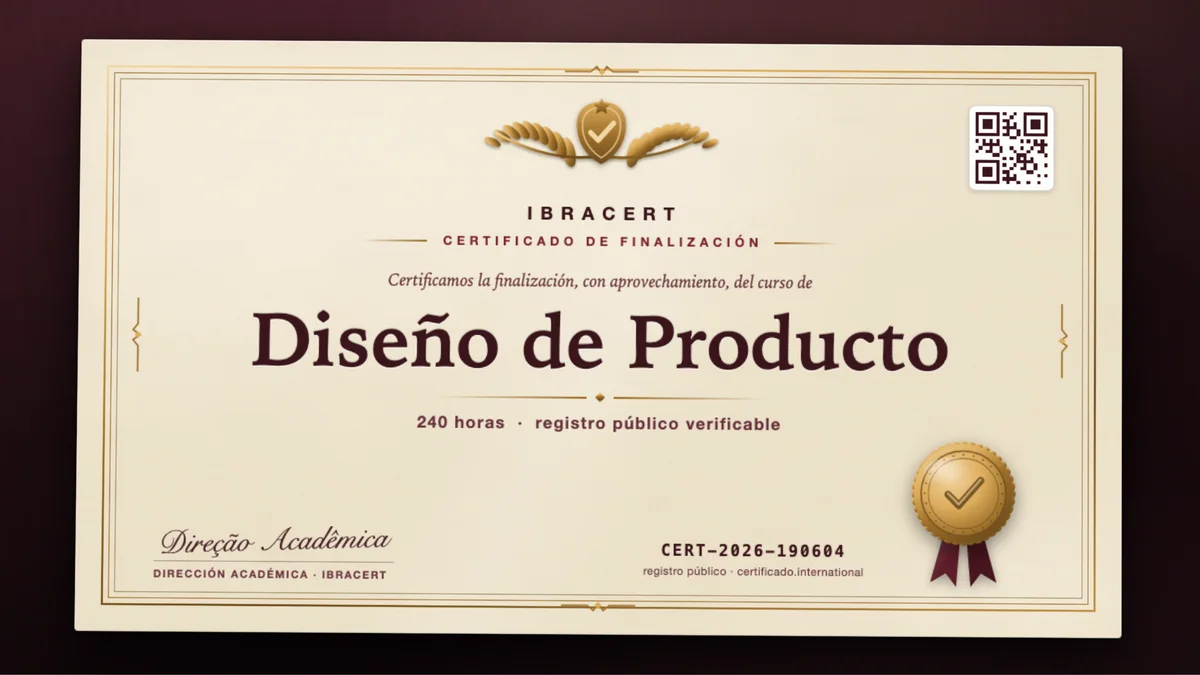 Portada del curso Diseño de Producto