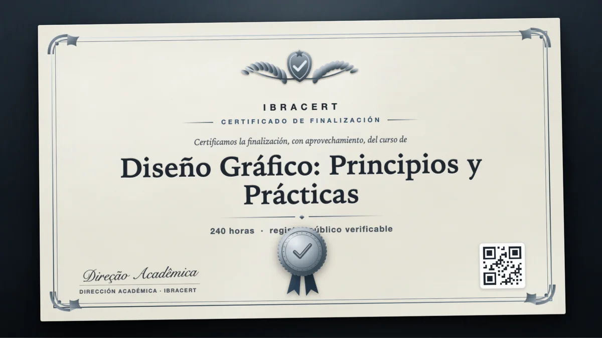Portada del curso Diseño Gráfico: Principios y Prácticas