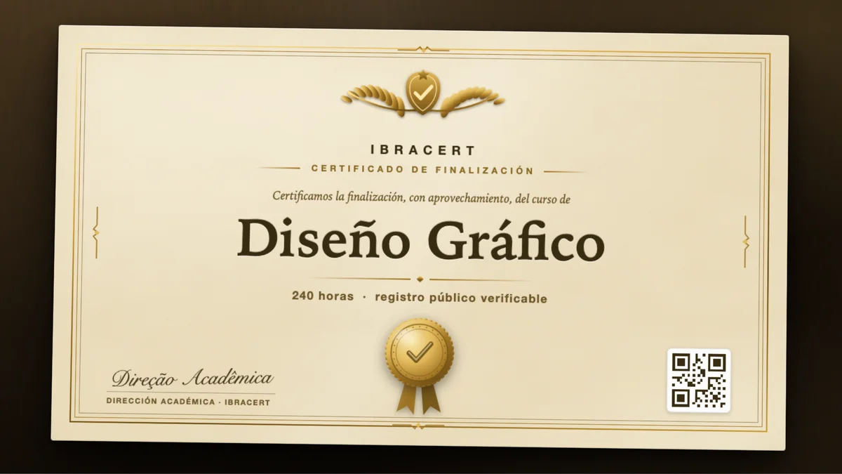 Portada del curso Diseño Gráfico