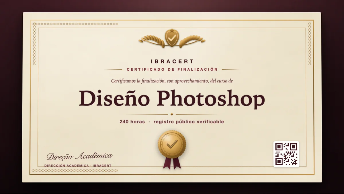 Portada del curso Diseño Photoshop