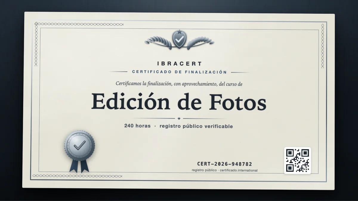 Portada del curso Edición de Fotos