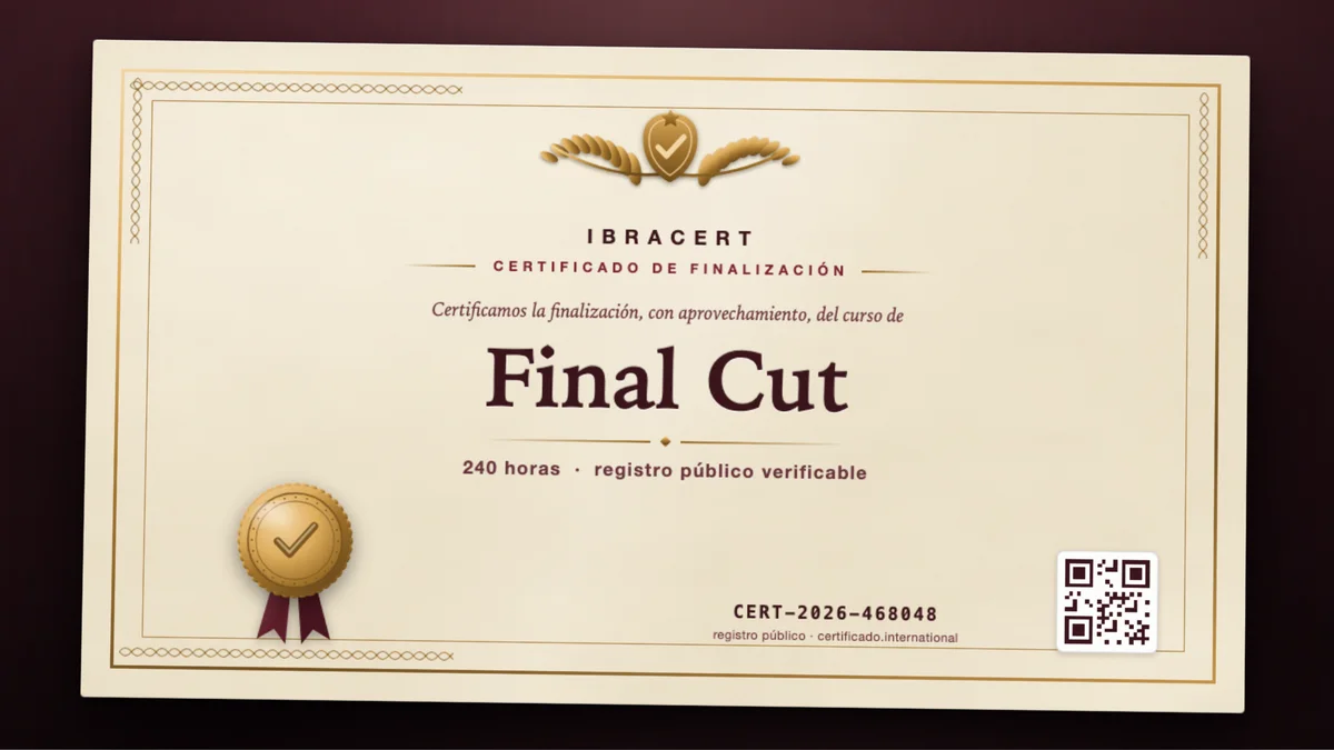 Portada del curso Final Cut
