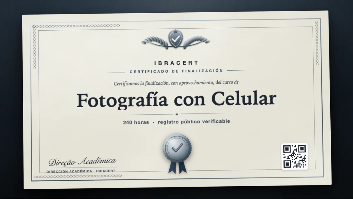 Portada del curso Fotografía con Celular