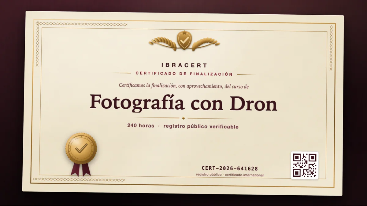 Portada del curso Fotografía con Dron