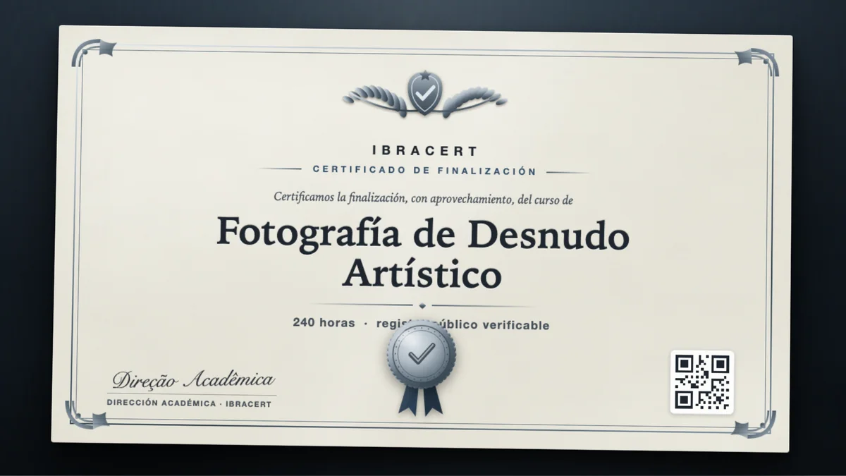 Portada del curso Fotografía de Desnudo Artístico