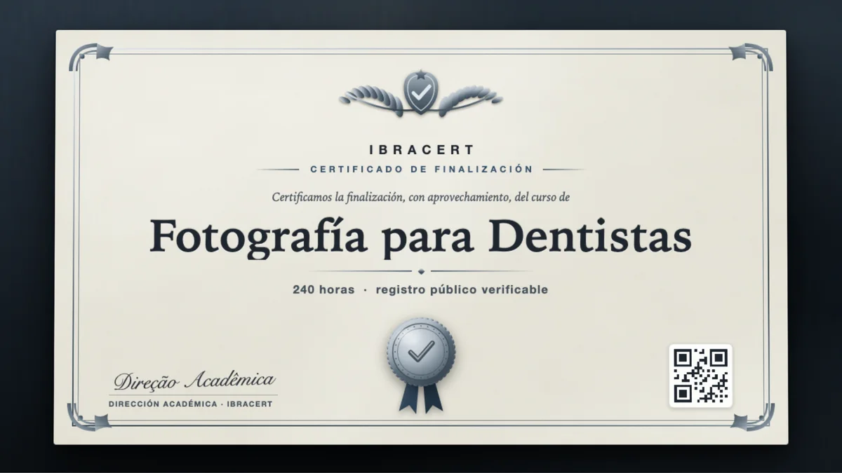 Portada del curso Fotografía para Dentistas