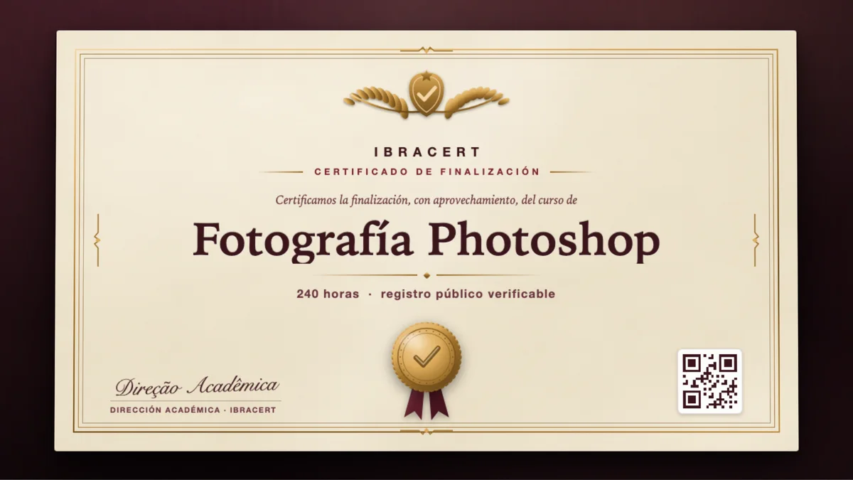 Portada del curso Fotografía Photoshop