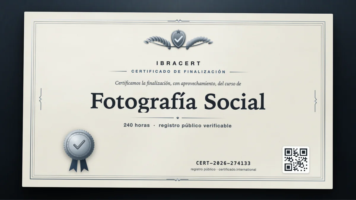 Portada del curso Fotografía Social