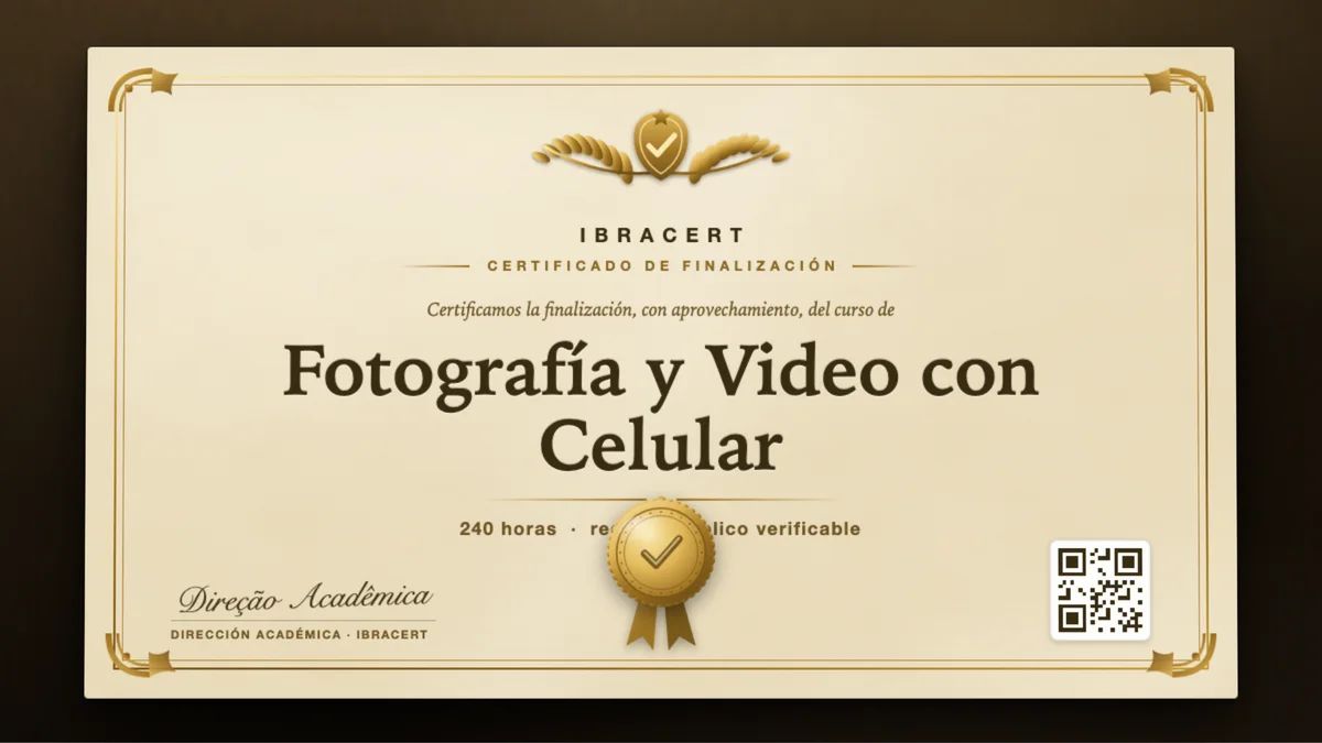 Portada del curso Fotografía y Video con Celular