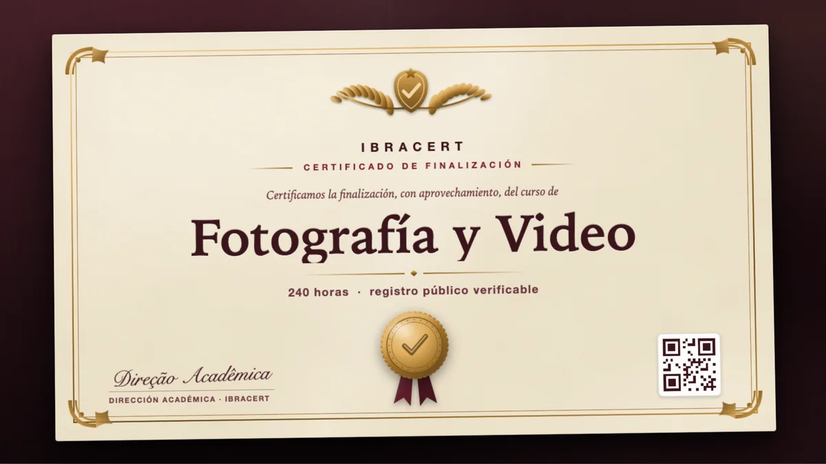 Portada del curso Fotografía y Video