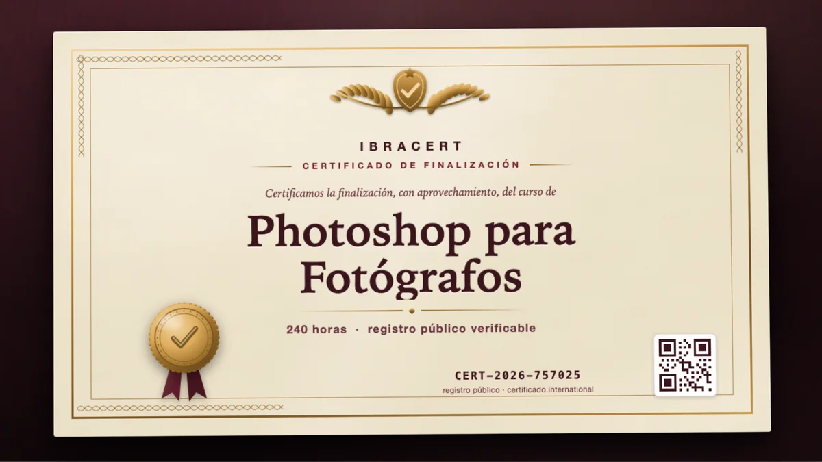 Portada del curso Photoshop para Fotógrafos