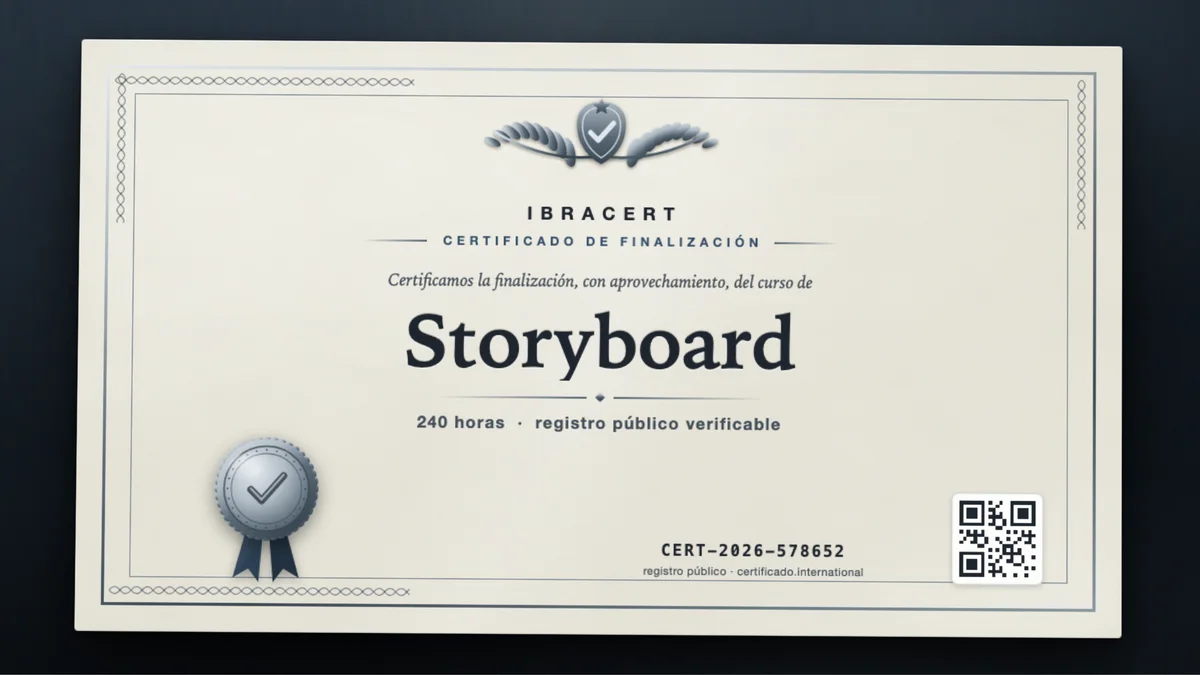 Portada del curso Storyboard