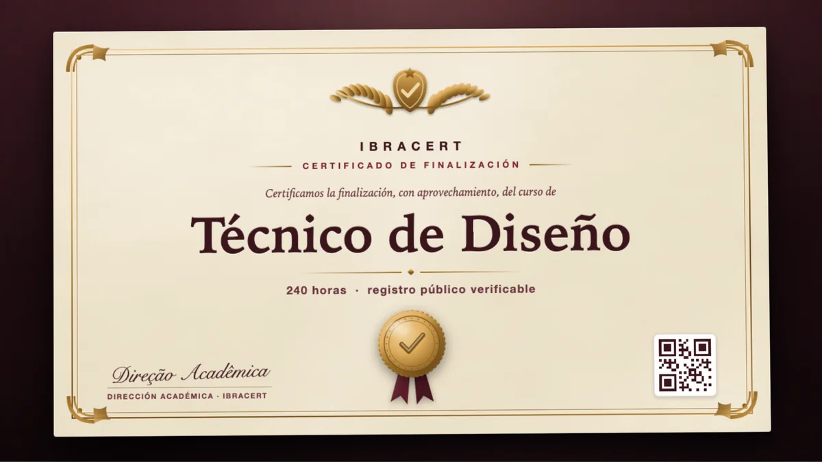 Portada del curso Técnico de Diseño