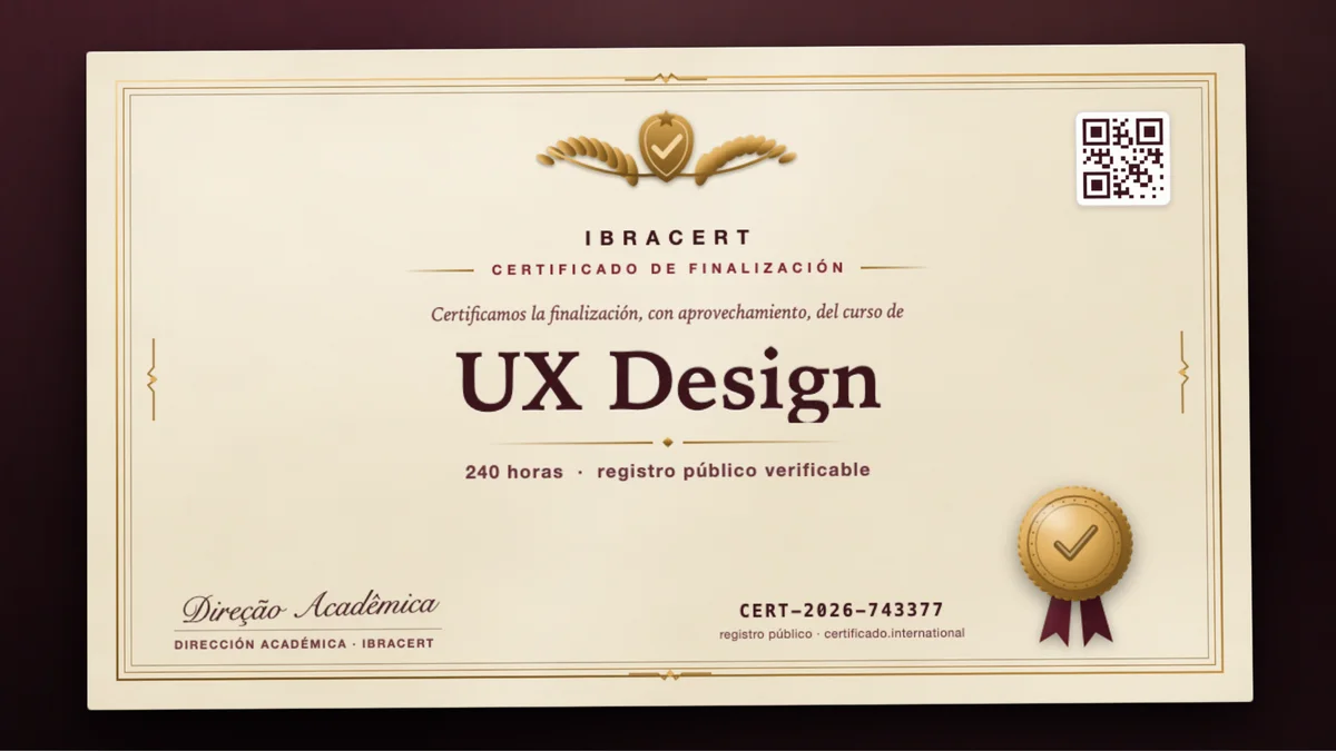 Portada del curso UX Design