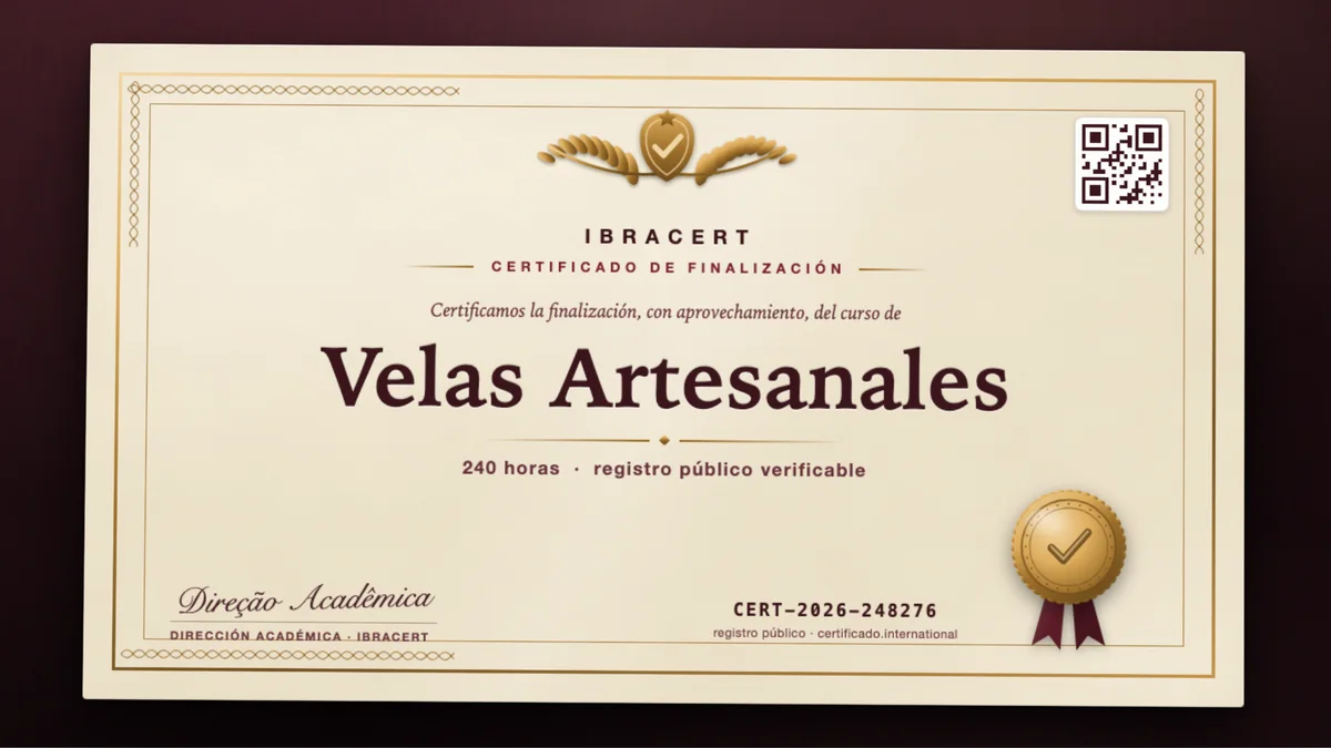 Portada del curso Velas Artesanales