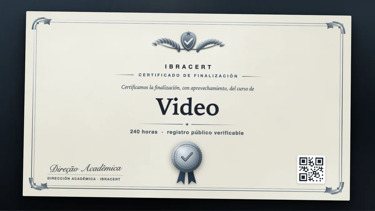 Portada del curso Video