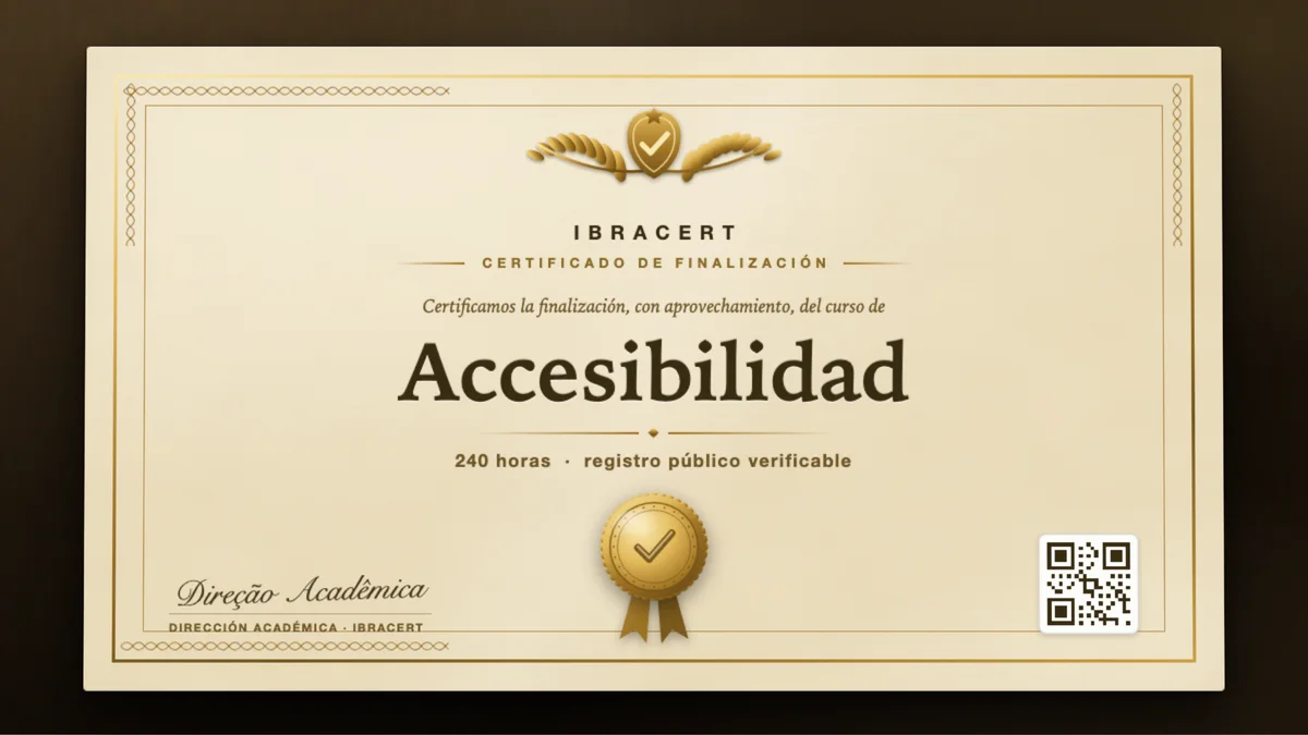 Portada del curso Accesibilidad