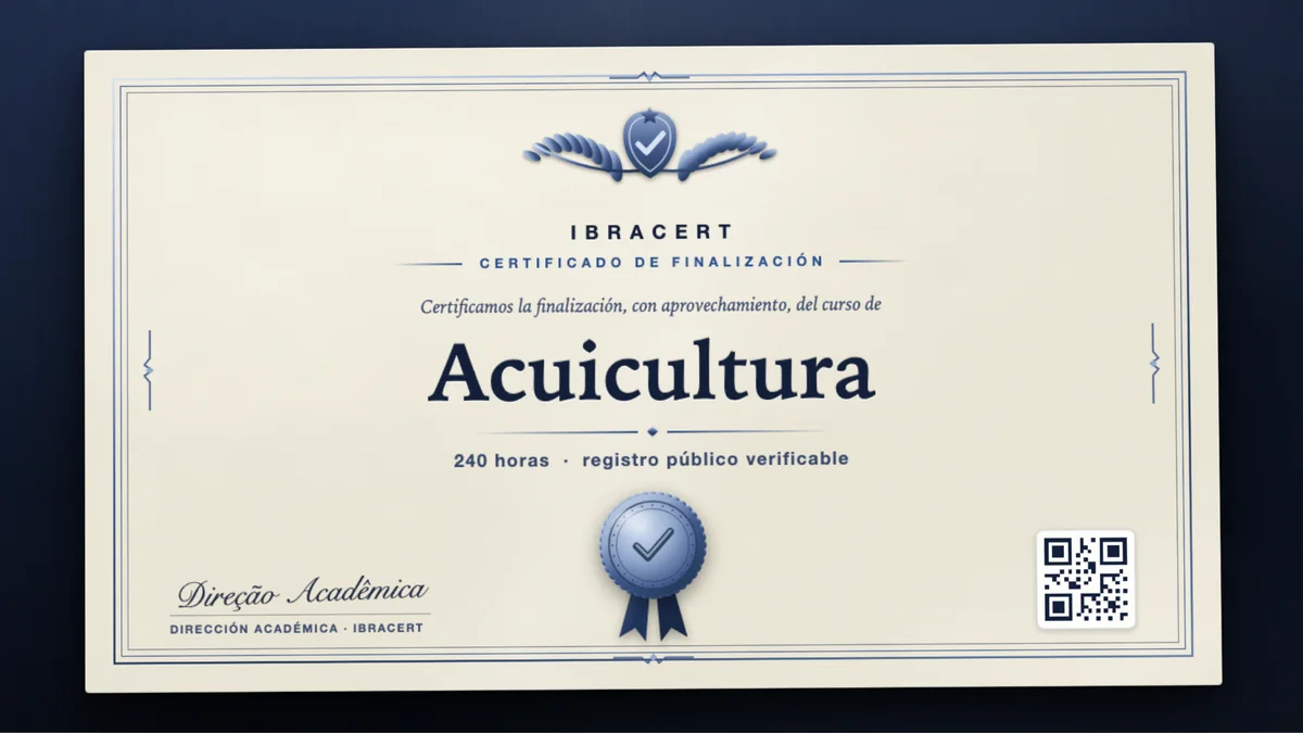 Portada del curso Acuicultura