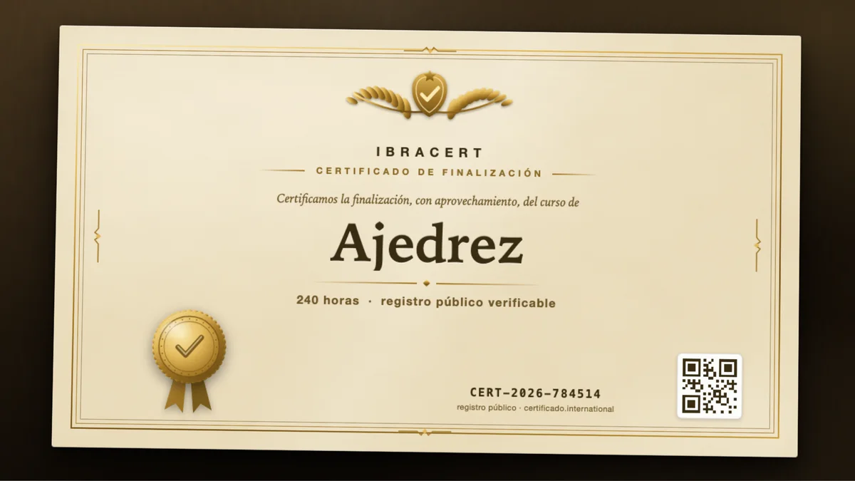 Portada del curso Ajedrez