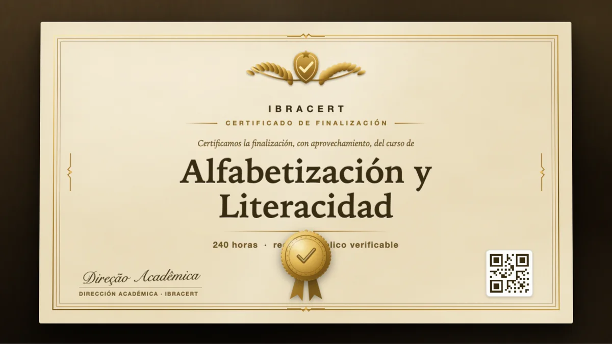 Portada del curso Alfabetización y Literacidad