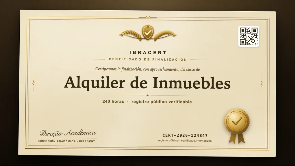 Portada del curso Alquiler de Inmuebles