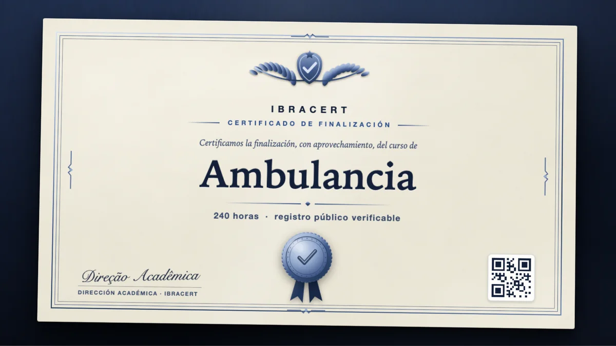 Portada del curso Ambulancia