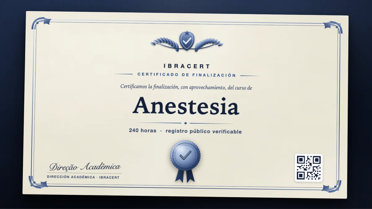 Portada del curso Anestesia