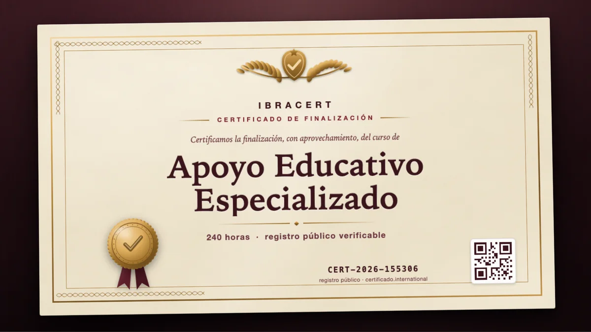 Portada del curso Apoyo Educativo Especializado