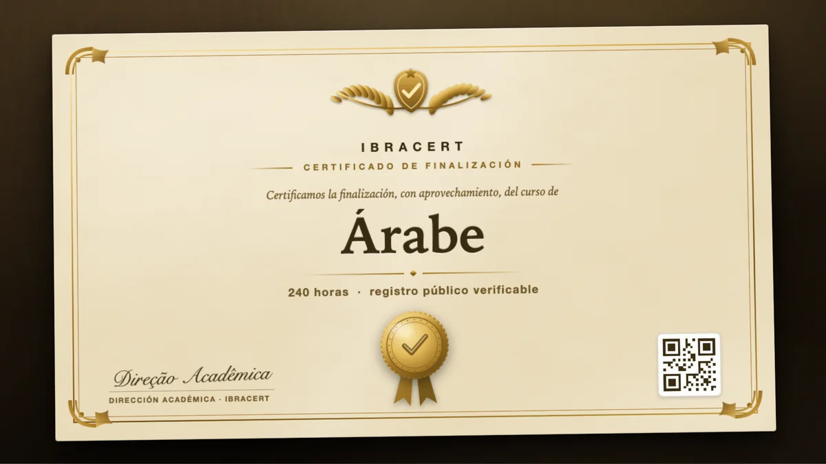 Portada del curso Árabe