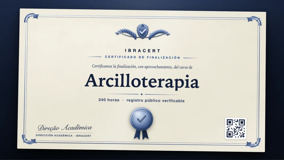 Portada del curso Arcilloterapia
