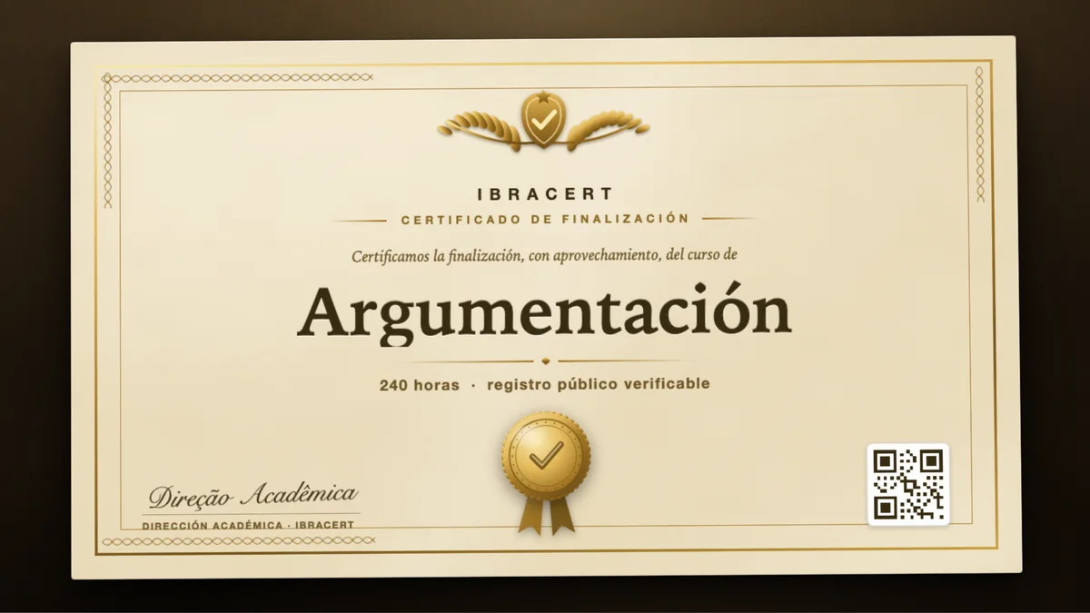 Portada del curso Argumentación