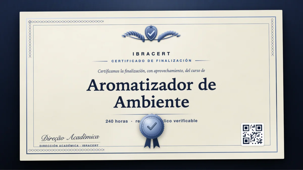 Portada del curso Aromatizador de Ambiente