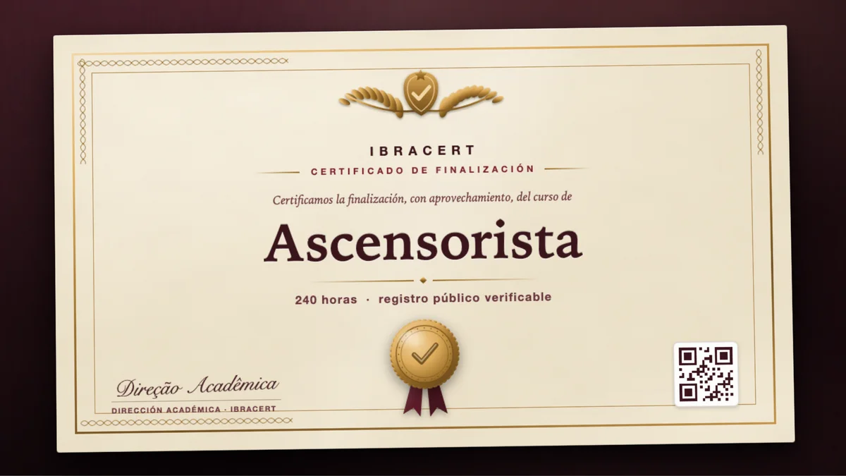 Portada del curso Ascensorista