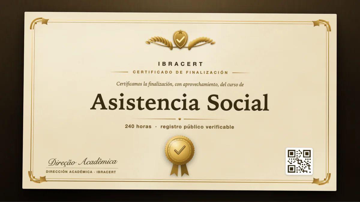 Portada del curso Asistencia Social