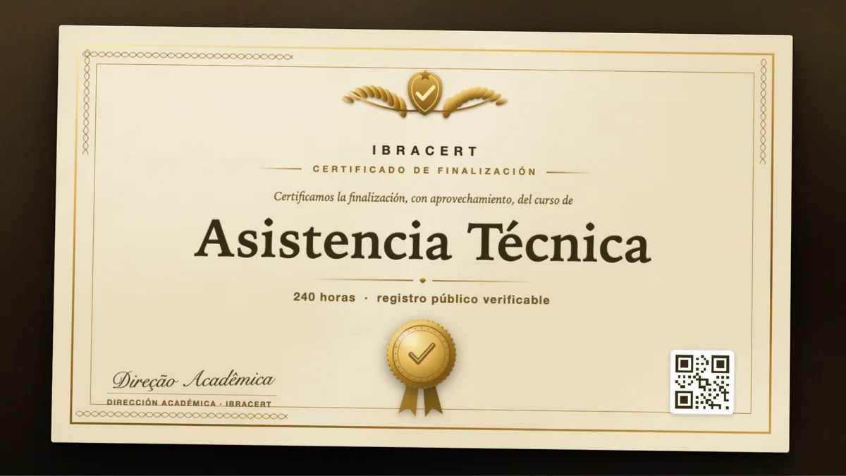 Portada del curso Asistencia Técnica