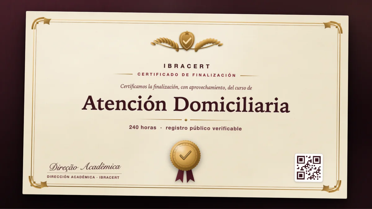 Portada del curso Atención Domiciliaria