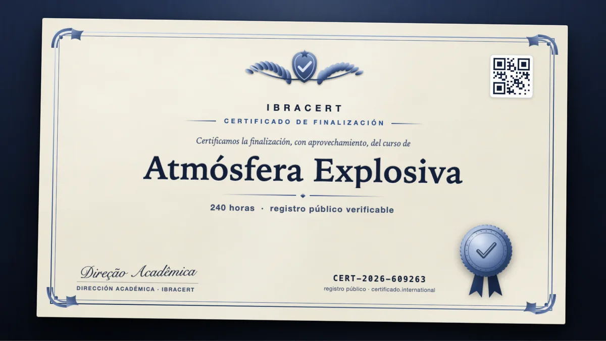 Portada del curso Atmósfera Explosiva