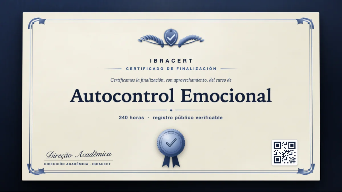 Portada del curso Autocontrol Emocional