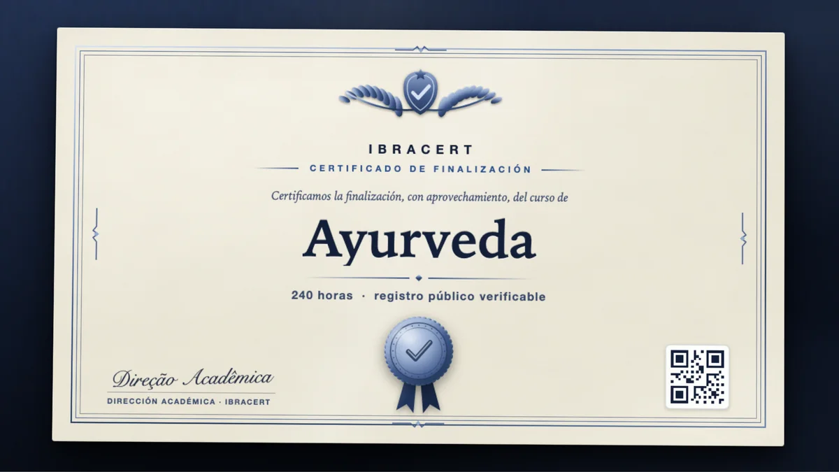 Portada del curso Ayurveda