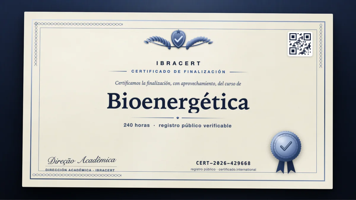 Portada del curso Bioenergética