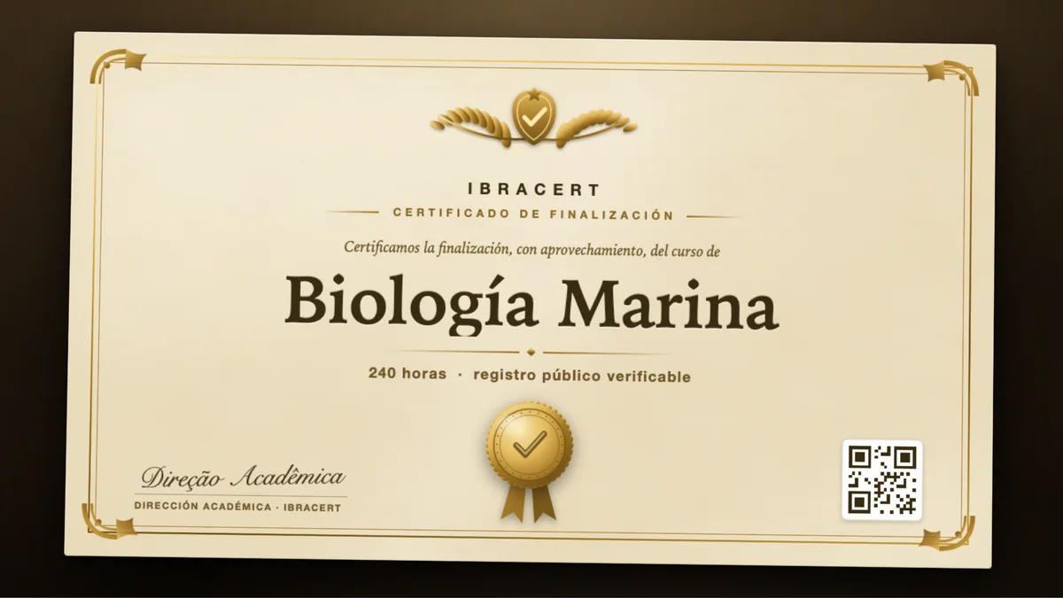 Portada del curso Biología Marina