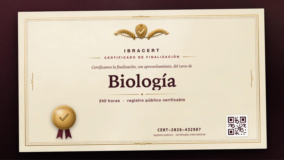 Portada del curso Biología