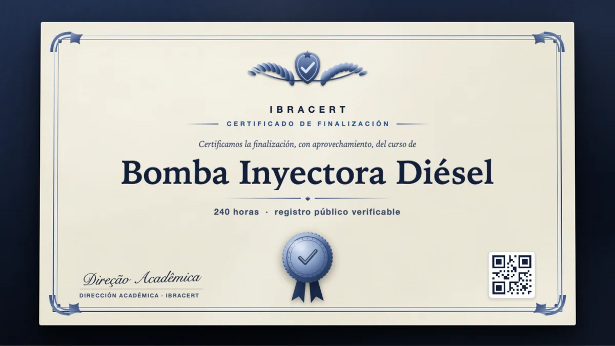 Portada del curso Bomba Inyectora Diésel