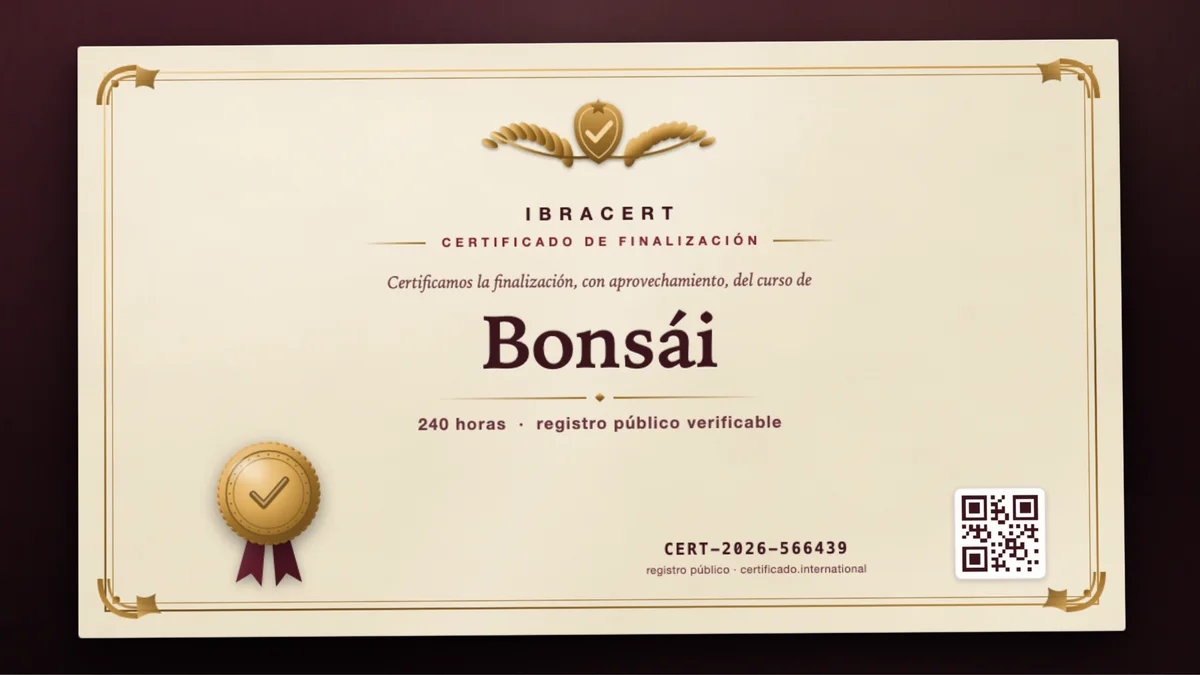 Portada del curso Bonsái