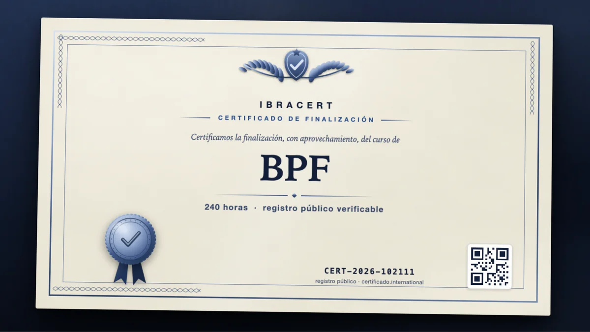 Portada del curso BPF