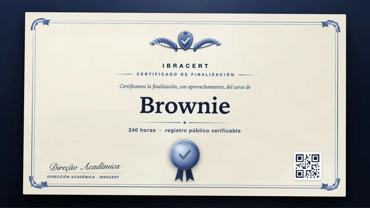 Portada del curso Brownie
