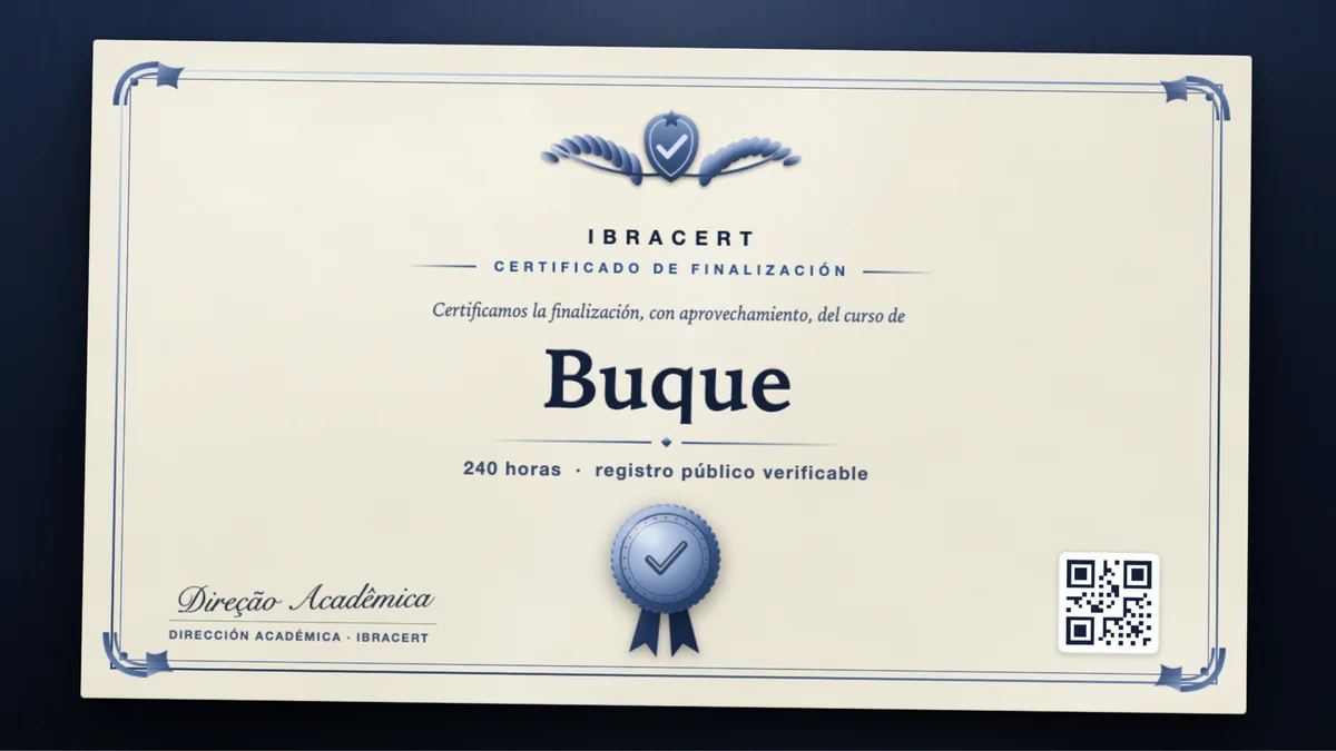 Portada del curso Buque
