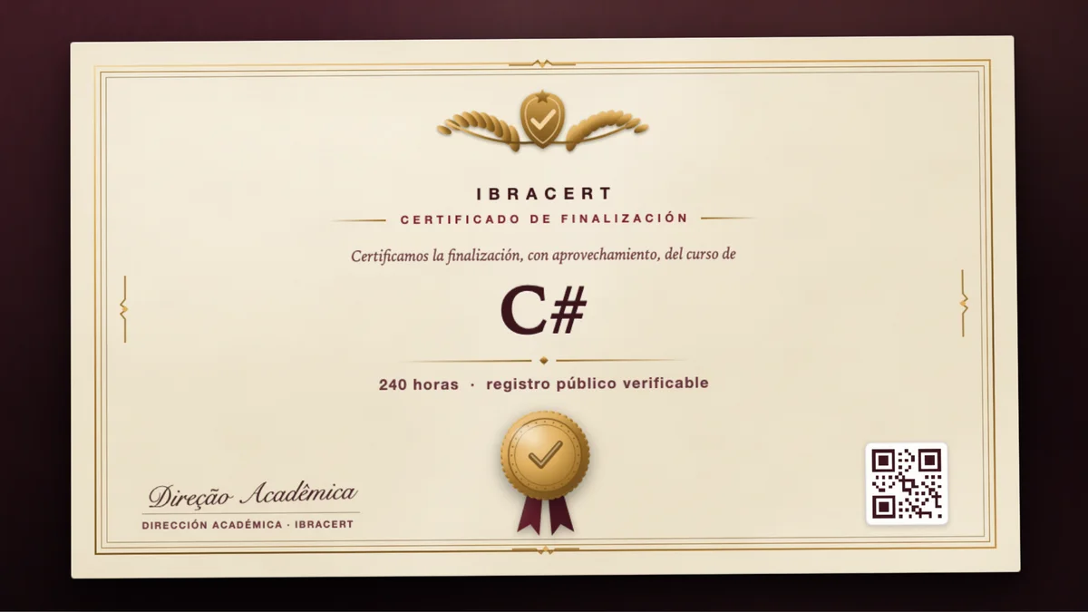 Portada del curso C#