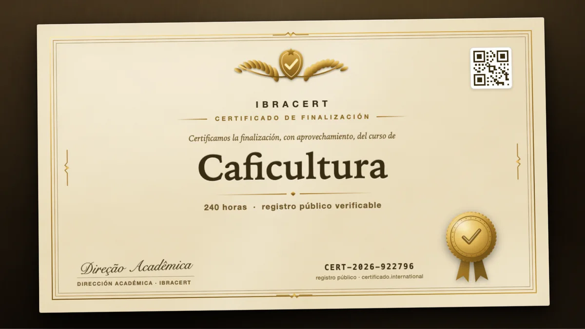 Portada del curso Caficultura