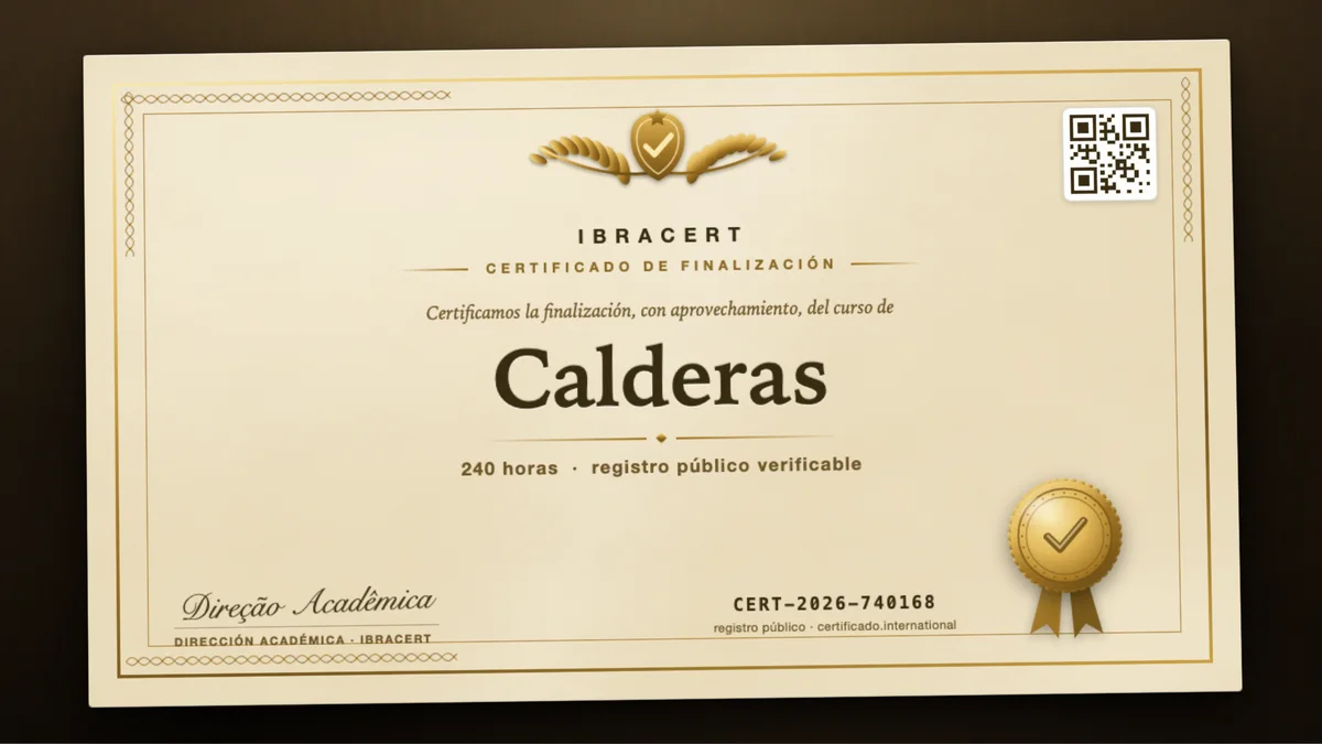 Portada del curso Calderas